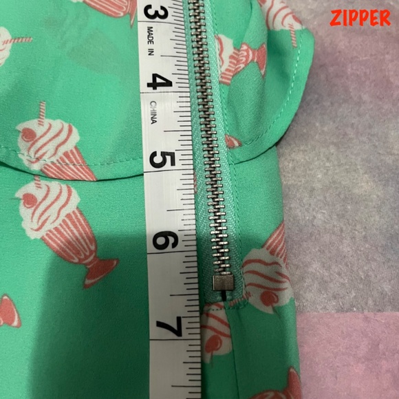 Forever 21 Mint Milkshake Print High Waisted Retro Inspired Shorts - Picture 5 of 5